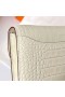 Constance 갈 Matte Alligator 악어 8L 크리미 화이트 골드 하드웨어 Ghw26cm 전체 핸드