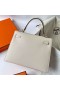 켈리 Epsom I2 쌀 화이트 골드 하드웨어 Ghw25cm 전체 핸드