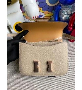 Constance Epsom S2 트렌치&apricot 로즈 골드 하드웨어 RGhw18cm 전체 핸드