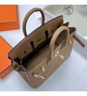 버킨 토고 0M 깊은 카 금 하드웨어 Ghw25cm 전체 핸드