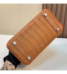 ê°ë°© Brikin Matte Alligator Ck37 ê³¨ë  ë¸ë¼ì´ ì íëì¨ì´ 25cm ì ì²´ Handmade Phw