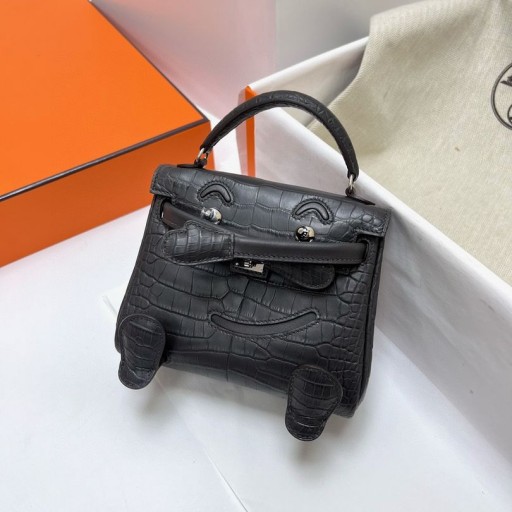 Lutka Kelly Swift i Aligator mat ck88 Графитово-Srebrni Okovi Phw 16 cm je u Potpunosti Ručni Rad