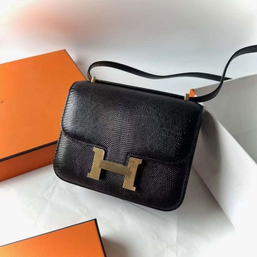 Constance Lizard Ck89 Okovi od Crnog Zlata 18 cm Potpuna Ručna izrada Ghw