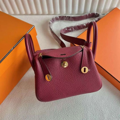 Mini Lindy Clemence K1 Okovi od crvenog Zlata s Nara 19 cm u Potpunosti Ručni Rad Ghw