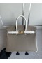 Okovi Birkin Epsom ck18 etoupe & craie Gold GHW 25 cm, u Potpunosti je Ručni rad