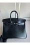 Birkin Boxcalf so black Crna kopča 25 cm, u Potpunosti je ručni rad