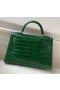 Mini Kelly Aligator je Sjajna kaktus зеленоЗолотая Okovi 19 cm u Potpunosti Ručni Rad