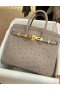 Birkin Noj Ck81 Griss Zlatni Okovi 25 cm, u Potpunosti je Ručni Rad