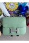 Constantia Mat Aligator 6u Nova мятно-zelena Kristalna buckle PHW 24 cm Potpunosti ručni rad