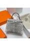 Kelly Lizard 01 prirodne boja Srebrne Okove Phw 25 cm, u Potpunosti je Ručni Rad
