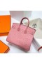 Birkin Ostrich Ck94 keramičke Okovi od Zlata Ghw 25 cm, u Potpunosti je Ručni Rad