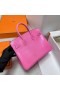 Birkin Gušter Koža Barbie Pink Srebrni Okovi Phw 25 cm, Potpuna Ručna izrada