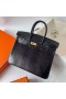 Okovi Birkin Lizard Ck89 Od Crnog Zlata Ghw 25 cm, u Potpunosti je Ručni Rad