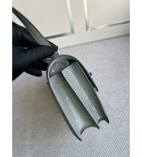 Constance Lizard ck81 Gris T Zlatni Okovi GHW 18 cm u Potpunosti RuÄni Rad