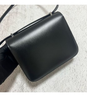 Constance Boxcalf ck89 Noir Prirodni kopÄa u obliku GuÅ¡tera Srebrni Okovi 18 cm u Potpunosti RuÄni rad