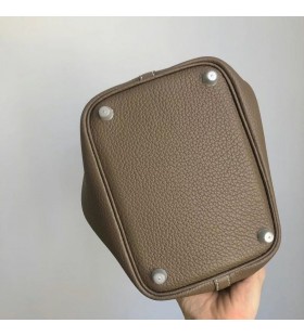 Picotin Clemence Ck18 Etoupe Sivo-Srebrni Okovi 18 cm u Potpunosti Ručni Rad