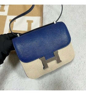 Constantia GuÅ¡ter 7 T Svijetlo plava Srebrna Okovi 19 cm u Potpunosti RuÄni Rad