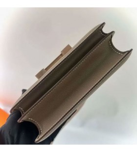 Ogledalo Constance Epsom Ck18 Etoupe Sivi Okov od RužiÄastog Zlata 18 cm u Potpunosti RuÄni Rad RGhw