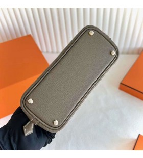 Mini Bolide Chever Ck18 Etoupe Grey Gold Hardware 18cm Full Handmade Ghw