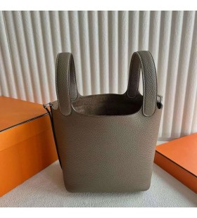 Picotin Clemence Ck18 Etoupe Sivo-Srebrni Okovi 18 cm u Potpunosti Ru&Auml;ni Rad Phw