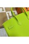 Birkin Epsom 6R kiwi grön Silver Hårdvara Phw 35cm Full Handgjorda