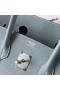Birkin Togo J7 Linne blå Silver Hårdvara Phw 35cm Full Handgjorda