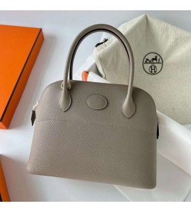 Bolide Epsom M8 Gris Asphalte Guld HÃ¥rdvara Ghw 27 cm Full Handgjorda