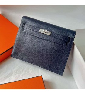 Kelly danse Evercolor Ck76 Deep Blue Silver Hårdvara 22 cm Full Handgjorda Phw