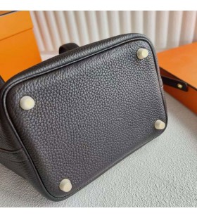 Picotin Clemence TC Ck47 choklad Guld Hårdvara 18cm Full Handgjorda Ghw