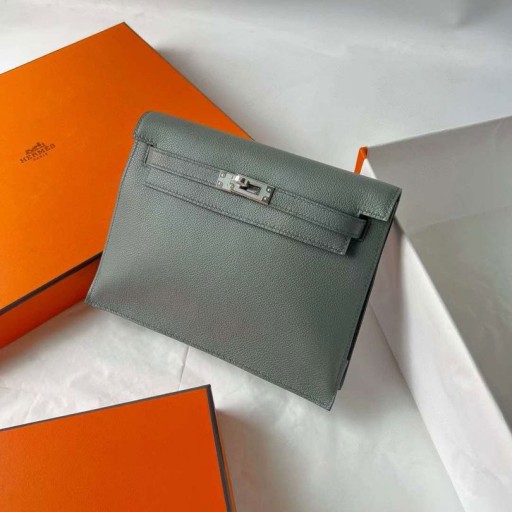 Kelly danse Evercolor Cc63 Kayısı yeşili Gümüş Donanım 22cm Tam El Yapımı Phw