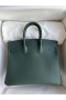 Birkin Swift 6O vert selvi Altın Donanım GHW 25 cm Tam El Yapımı