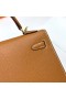 Kelly Epsom Ck37 Altın Kahverengi Altın Donanım Ghw 25cm Tam El Yapımı