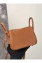 Mini Lindy Clemence Ck37 Altın Kahverengi Gümüş Donanım Phw 19 cm Tam El Yapımı
