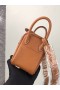 Mini Lindy Clemence Ck37 Altın Kahverengi Gümüş Donanım Phw 19 cm Tam El Yapımı