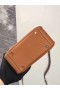 Mini Lindy Clemence Ck37 Altın Kahverengi Gümüş Donanım Phw 19 cm Tam El Yapımı