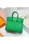 Birkin Swift K1 Bambu yeÅil Altın Donanım Ghw 25 cm Tam El Yapımı