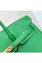 Birkin Swift K1 Bambu yeÅil Altın Donanım Ghw 25 cm Tam El Yapımı
