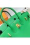 Birkin Swift K1 Bambu yeşil Altın Donanım Ghw 25 cm Tam El Yapımı