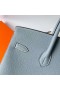 Birkin Togo J7 Keten mavi Gümüş Donanım Phw 35 cm Tam El Yapımı