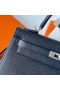 Kelly Epsom Ck76 Derin Mavi GümüŠDonanım 25 cm Phw Tam El Yapımı