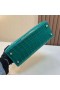 Kelly Parlak Timsah Timsah O6 Göl yeşil Gümüş Donanım 25 cm Tam El Yapımı Phw