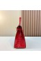 Kelly Parlak Timsah Timsah Ck95 Ferrari kırmızı Gümüş Donanım 25 cm Tam El Yapımı Phw