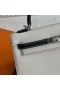 Kelly Epsom Ck10 Krem Beyaz ve Siyah GümüŠDonanım 25cm Tam El Yapımı Phw