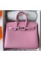 Birkin Sellier Epsom X9 ebegÃ¼meci mor pembe GÃ¼mÃ¼ÅŸ DonanÄ±m 25cm Tam El YapÄ±mÄ± Phw