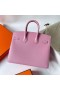 Birkin Sellier Epsom X9 ebegümeci mor pembe Gümüş Donanım 25cm Tam El Yapımı Phw