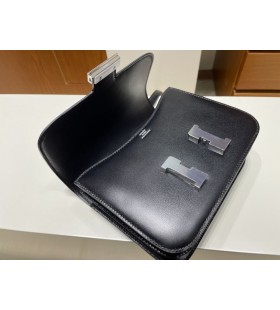Constance Boxcalf ck89 Noir GümüŠDonanım 18cm Tam El Yapımı