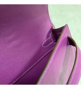 Kelly kesim Swift P9 actiniae mor Gümüş Donanım phw 31 cm Tam El Yapımı