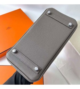 Birkin Germany Togo 8F tinware grey Silver Hardware Phw 25cm Full Handmade