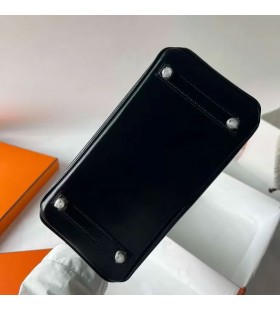 Birkin Kutusu Boxcalf Ck89 Siyah GÃ¼mÃ¼ÅŸ DonanÄ±m 25 cm Tam El YapÄ±mÄ± Phw