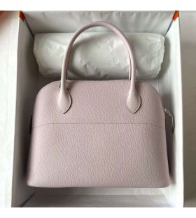 Bolide Epsom 09 Açık Mor Pembe Gümüş Donanım 27cm Tam El Yapımı Phw